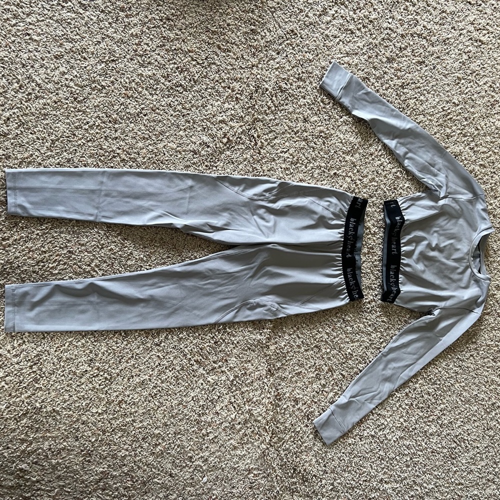 Black Heart Equestrian Workout Set